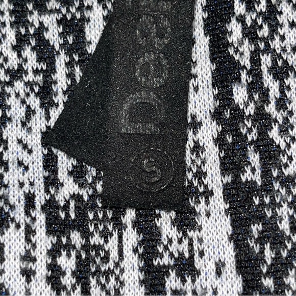 Desigual Women's Black Blue Heart Print Short Sleeve Sheath Dress Size small - Picture 8 of 9